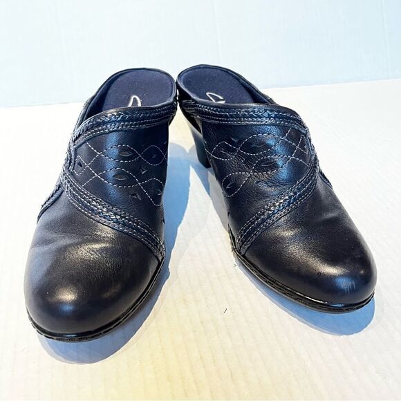 Clarks Shoes - Clarks Women's Heeled Clogs Black 6 1/2M